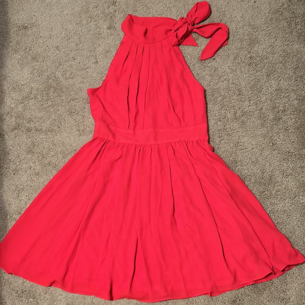 Like New Express Bright Coral Dress Size 10
